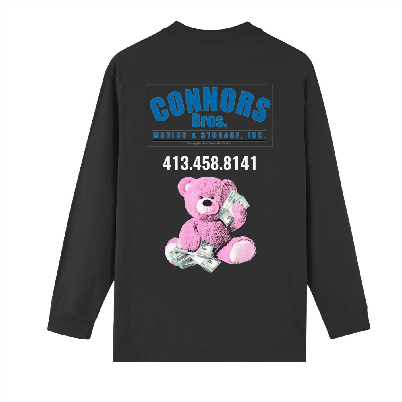 Crew Neck Drop Shoulder Long Sleeve Shirt