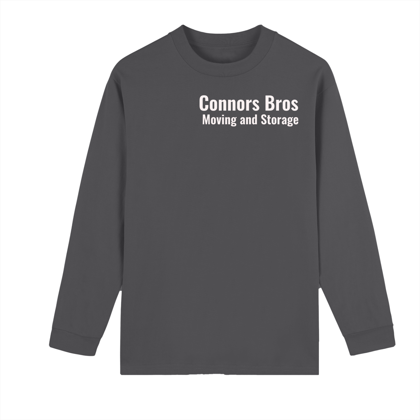 Crew Neck Drop Shoulder Long Sleeve Shirt